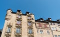 Facades of french houses