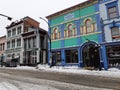 Facades of heritage buildings