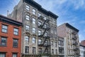 Apartment buildings near Greenwich Village in New York Royalty Free Stock Photo