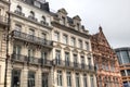 Facades of houses in London, UK Royalty Free Stock Photo