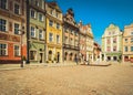 Crooked medieval houses , Poznan, Poland