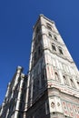 Facades of the monumental buildings of the city of Florence Royalty Free Stock Photo