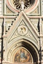 Facades of the monumental buildings of the city of Florence Royalty Free Stock Photo