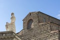 Facades of the monumental buildings of the city of Florence Royalty Free Stock Photo