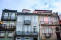 Facades of old houses in Porto, Portugal Royalty Free Stock Photo