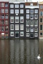 Typical dutch facades in Amsterdam Royalty Free Stock Photo