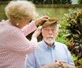 Face of Alzheimers Disease Royalty Free Stock Photo