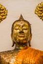 face of anceint buddha statue Royalty Free Stock Photo