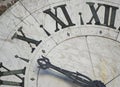 Face of ancient clock Royalty Free Stock Photo