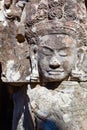 Face - Ancient khmer stone carving