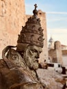 The face of Avignon Pope Benedict XIII, also called Papa Luna - SPAIN - SCHISM