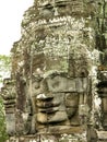 Face of Bayon temple Royalty Free Stock Photo