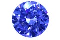 Face blue diamond Royalty Free Stock Photo