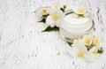 Face and body cream moisturizers Royalty Free Stock Photo