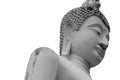Face of buddha statue Royalty Free Stock Photo