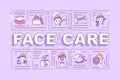 Face care word concepts banner Royalty Free Stock Photo