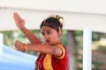 Face of a Classical Indian Dancer Royalty Free Stock Photo