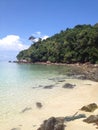 Face Cloud on top of Island in Thailand