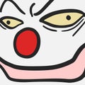 Face clown