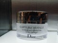 Face cream Dior Capture Totale Multi-Perfection in the perfumery and cosmetics store February 10, 2020 in Russia, Tatarstan, Kazan Royalty Free Stock Photo