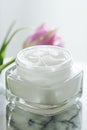 Face cream moisturiser as morning skin care routine, luxury cosmetics and skincare