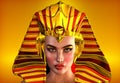 Cleopatra, The Face Of Egypt. Royalty Free Stock Photo