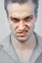 Face of evil angry man Royalty Free Stock Photo