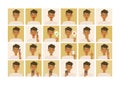 Face expressions of man. Different male emotions and poses set Royalty Free Stock Photo