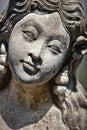 Face of female statue Royalty Free Stock Photo