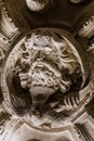 The Face of God the Father in the Baptistery of the Cathedral of St. James in Sibenik, Croatia