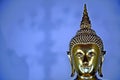 Face of golden budda