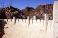 Face of Hoover Dam, Lake Mead , Colorado River Royalty Free Stock Photo