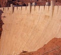 Face of Hoover Dam, Lake Mead , Colorado River Royalty Free Stock Photo