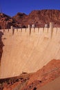 Face of Hoover Dam, Lake Mead , Colorado River Royalty Free Stock Photo