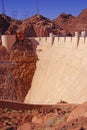 Face of Hoover Dam, Lake Mead , Colorado River Royalty Free Stock Photo