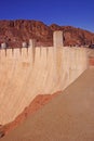 Face of Hoover Dam, Lake Mead , Colorado River Royalty Free Stock Photo