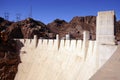 Face of Hoover Dam, Lake Mead , Colorado River Royalty Free Stock Photo