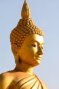 Face image buddha in Thailand Royalty Free Stock Photo