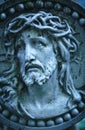 Face of Jesus Christ crown of thorns Royalty Free Stock Photo