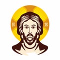Face of Jesus. Icon Orthodox Church.