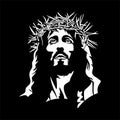 Face of the Lord Jesus Christ. Royalty Free Stock Photo