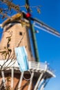 Face Mask Windmill Royalty Free Stock Photo
