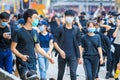 Face mask, Young people wearing masks in the streets