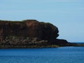 Head indian moutain pareidolia cliff scotland