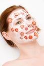 Face pack Royalty Free Stock Photo