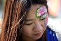 Face painting at Cultural Festival