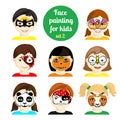 Face painting 8 Royalty Free Stock Photo