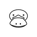 Face of the Platypus icon. Unique animal Icon. Premium quality graphic design. Signs, symbols collection, simple icon for websites
