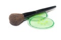 Face powder brush Royalty Free Stock Photo