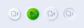 Face scanning line icon. Phone Face id sign. Line icons. Vector